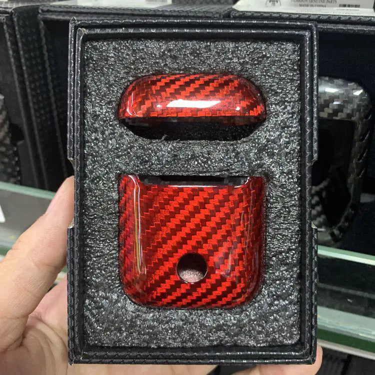 Carbon Fiber AirPods Case for Wireless Earbuds