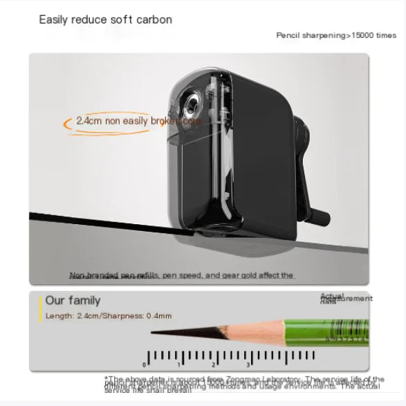 Manual Sketch Pencil Sharpener for Art Supplies