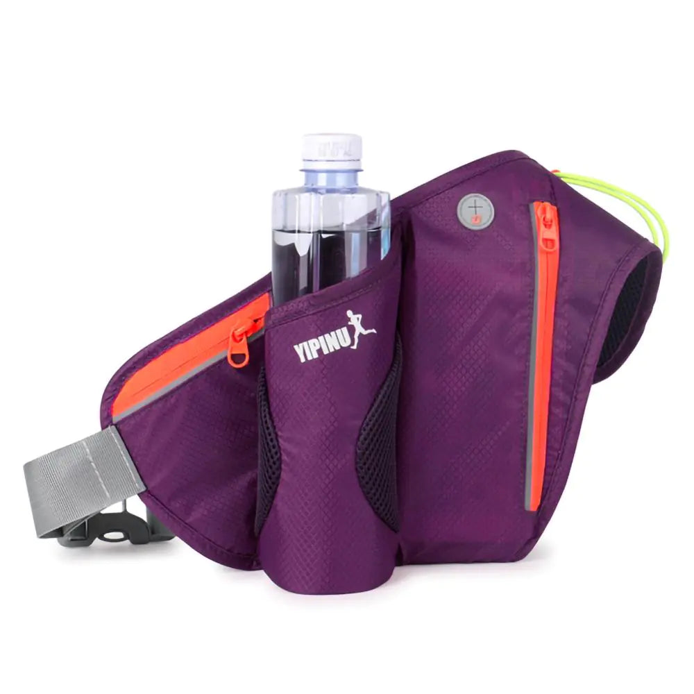 Running Waist Pack with Water Bottle and Phone Holder