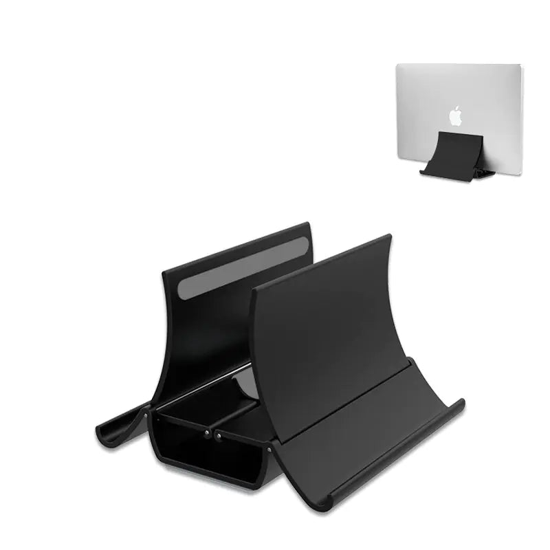 Vertical Laptop and Tablet Gravity Storage Bracket