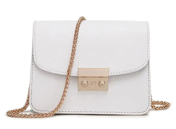 Candy Color Chain Shoulder Crossbody Bag for Women