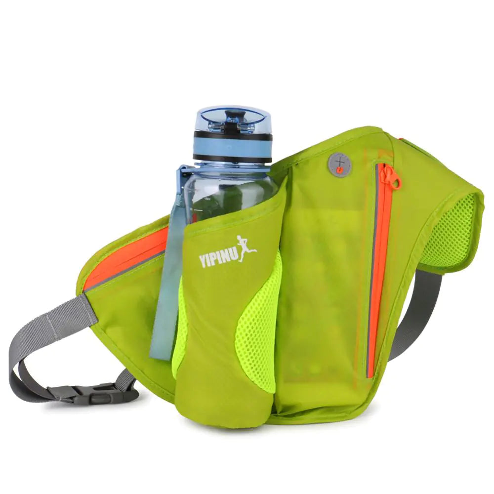 Running Waist Pack with Water Bottle and Phone Holder