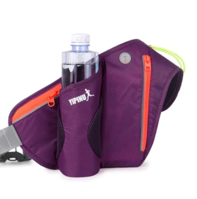 Running Waist Pack with Water Bottle and Phone Holder