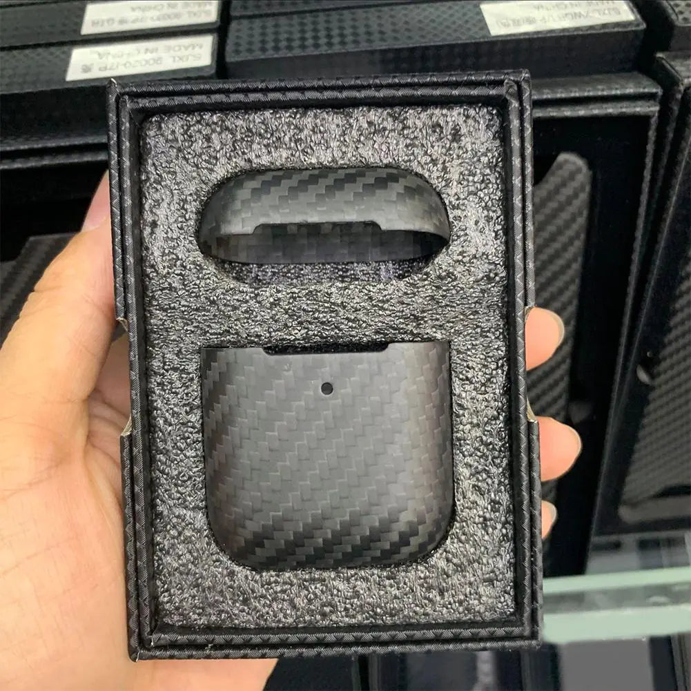 Carbon Fiber AirPods Case for Wireless Earbuds