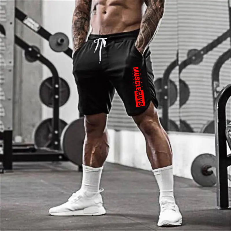 Men's Quick-Drying Breathable Mesh Fitness Shorts