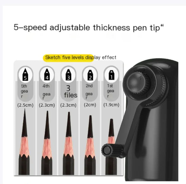 Manual Sketch Pencil Sharpener for Art Supplies