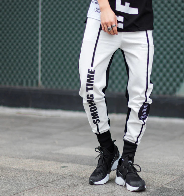 Men's Hip-Hop Casual Printed Sweatpants - Summer Style