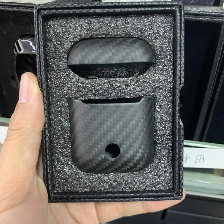 Carbon Fiber AirPods Case for Wireless Earbuds