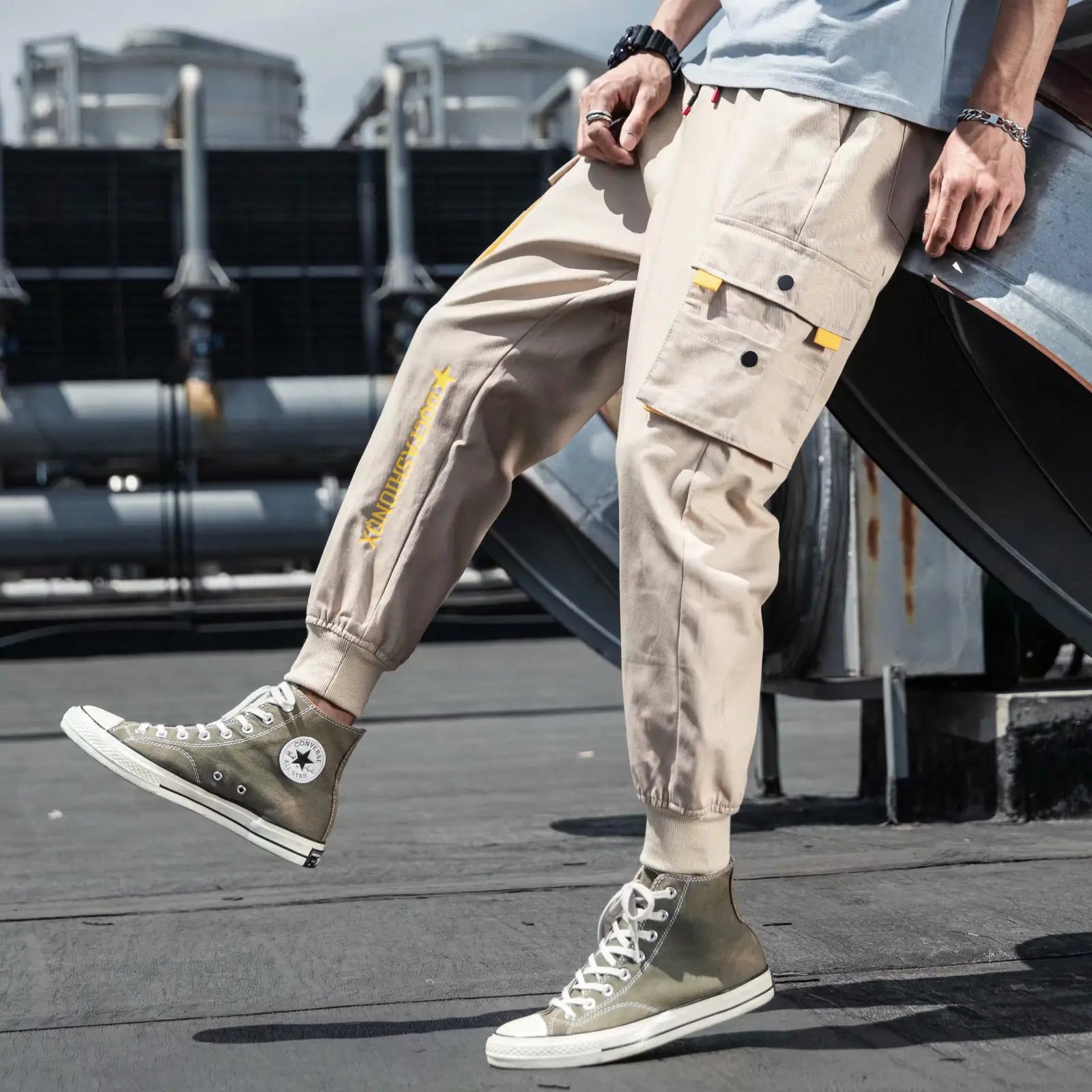 Loose Legged Sport Pants for Spring and Autumn