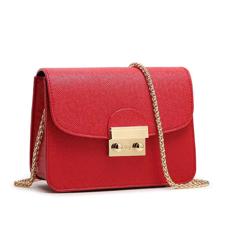 Candy Color Chain Shoulder Crossbody Bag for Women