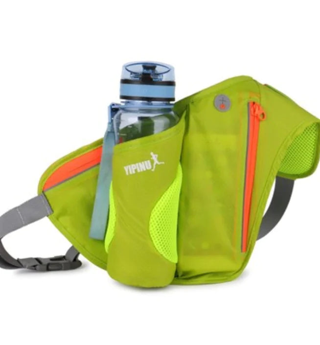 Running Waist Pack with Water Bottle and Phone Holder
