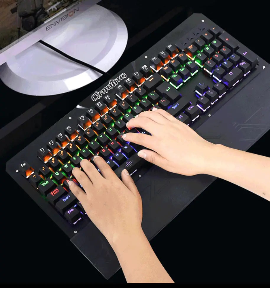 Blue Switch Metal Mechanical Keyboard