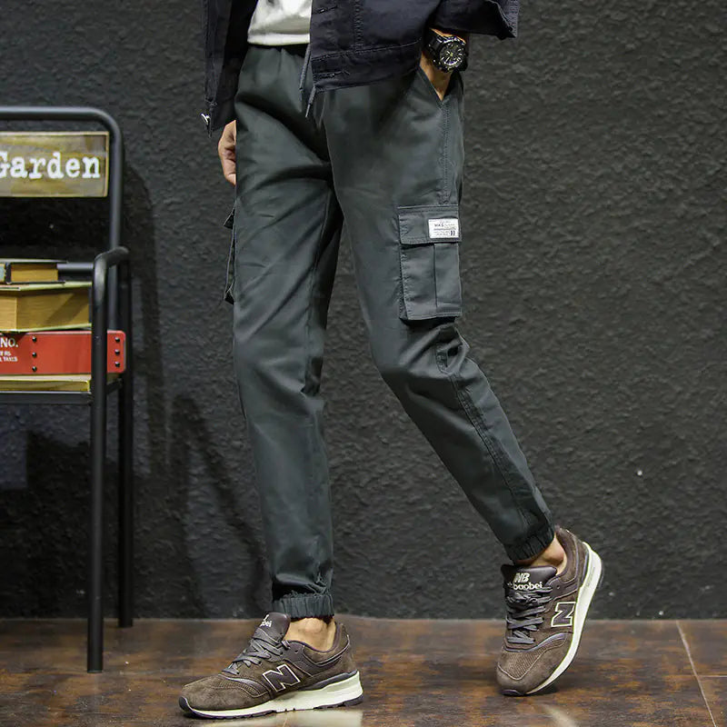 New Youth Plus Size Thin Slim Casual 9-Point Pants