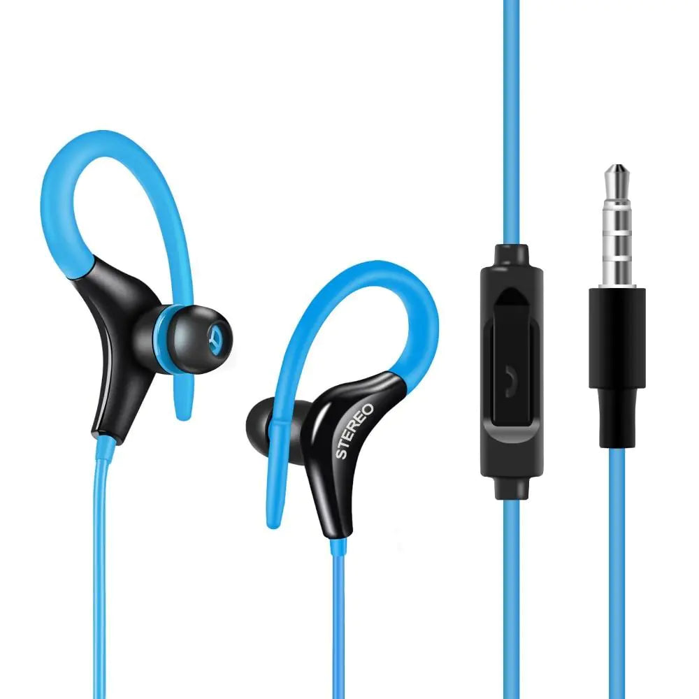 Universal In-Ear Sports Headphones with Microphone