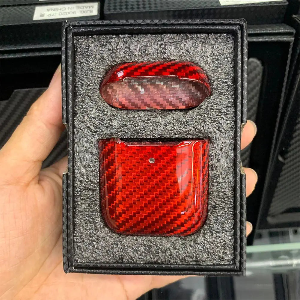 Carbon Fiber AirPods Case for Wireless Earbuds