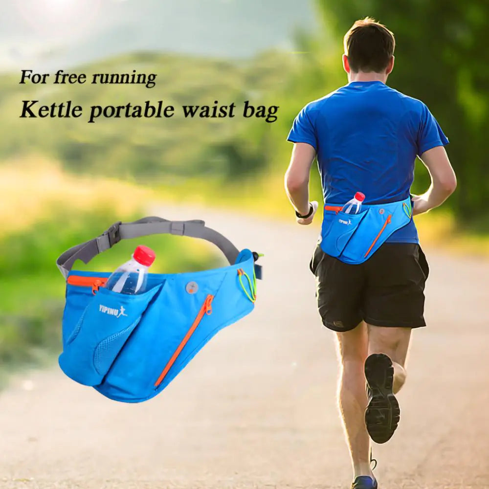 Running Waist Pack with Water Bottle and Phone Holder