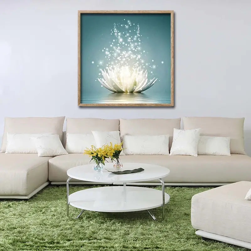 Diamond Painting Kit for Adults and Kids - Lotus Design