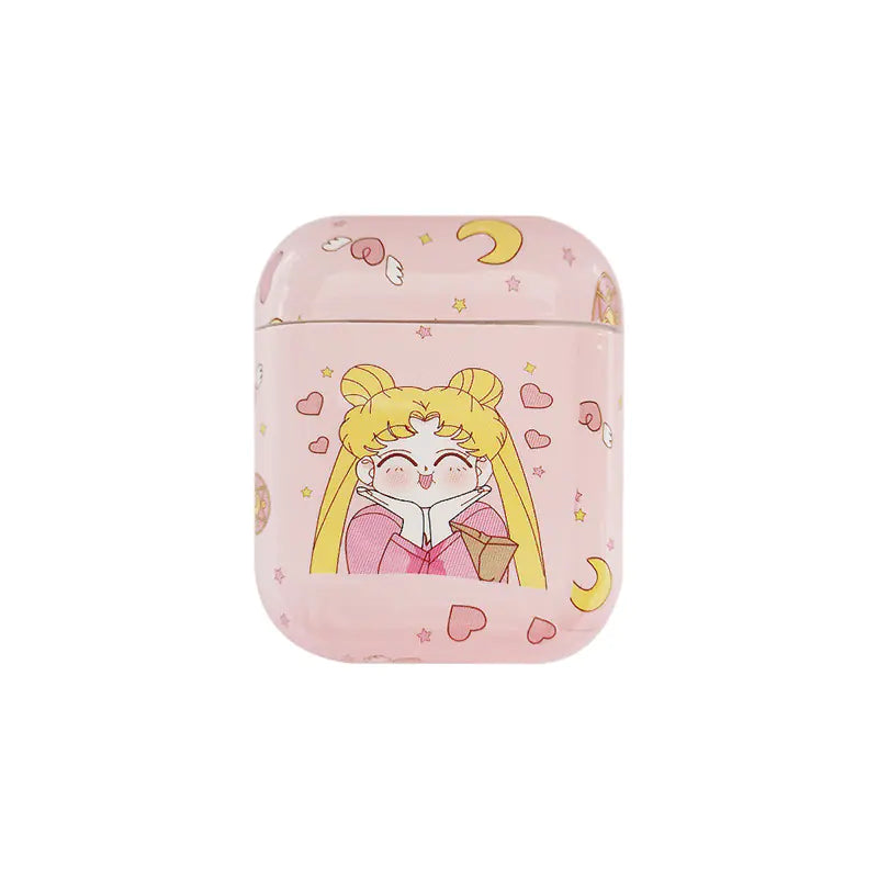 Creative Cute Girl AirPods Case for Wireless Headphones