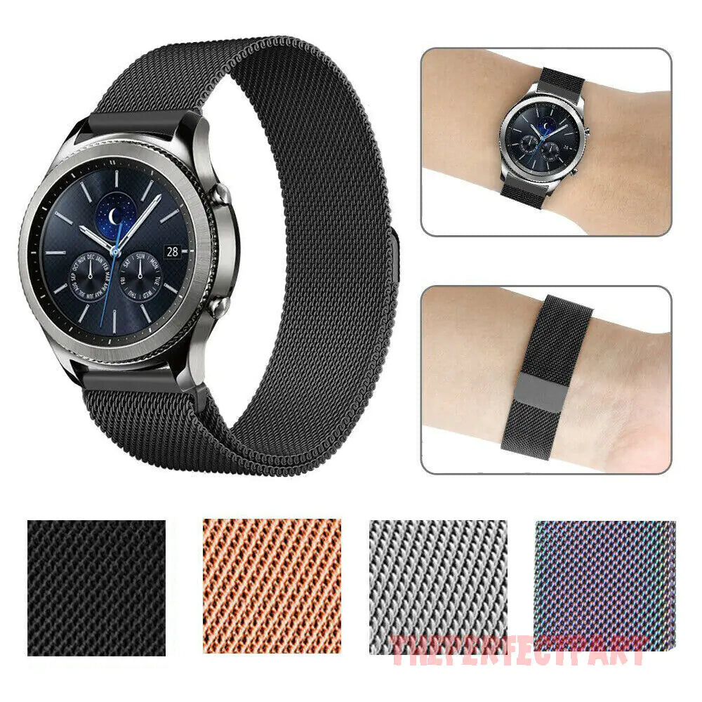 Stainless Steel Band For Samsung Galaxy Watch 42/46mm Active Gear S3 Sport Strap