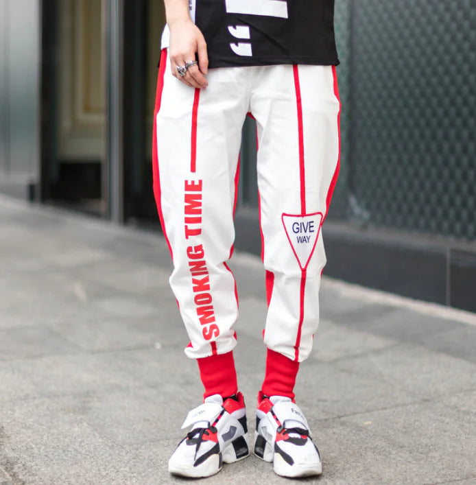 Men's Hip-Hop Casual Printed Sweatpants - Summer Style
