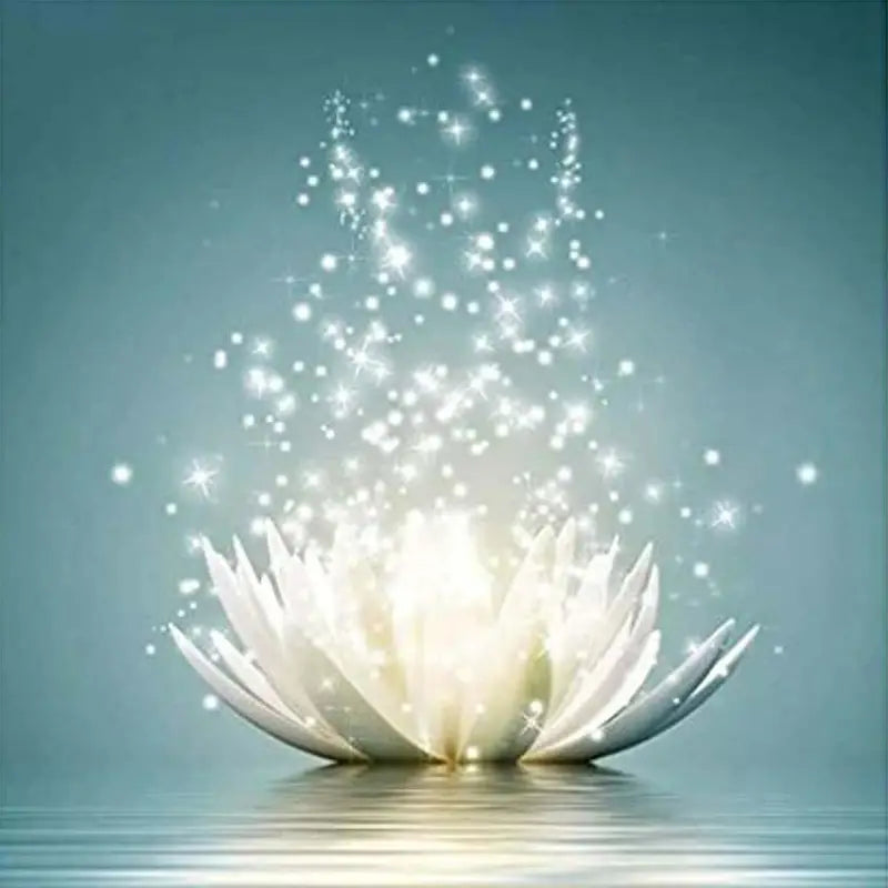 Diamond Painting Kit for Adults and Kids - Lotus Design