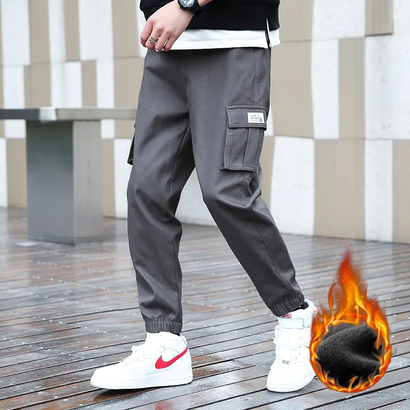 New Youth Plus Size Thin Slim Casual 9-Point Pants