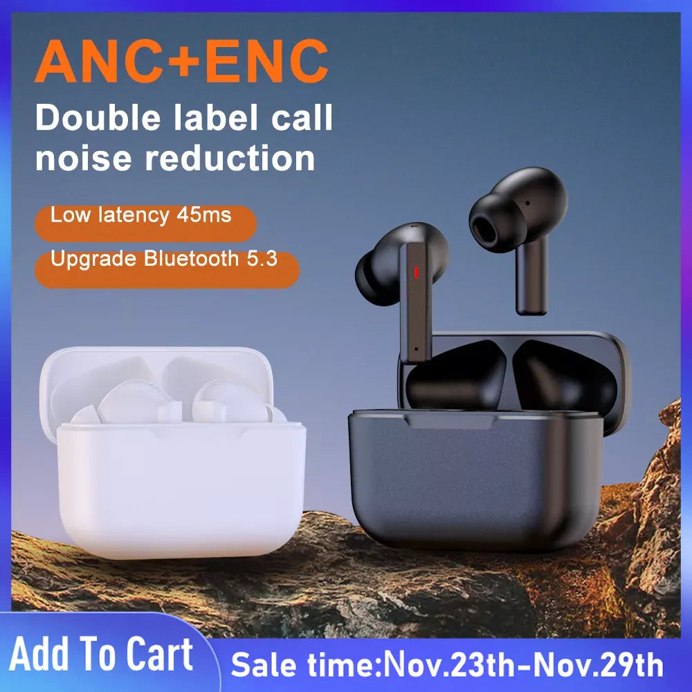 M12 ANC+ENC Wireless Bluetooth Headset for Gaming